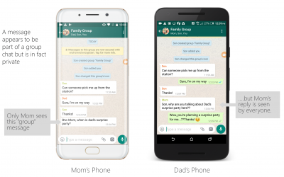 Falha do WhatsApp permite alterar conversas